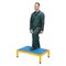 Vestil Adj. Steel Stand, 10-1/2-16-1/2 H, 24 x 36, 10.5 Overall Height, Steel, Yellow AHT-H-2436 - alternate 2